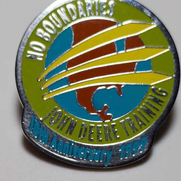 No Boundaries Employee Training Lapel Hat Pin Vtg 1999 - Picture 2 of 7